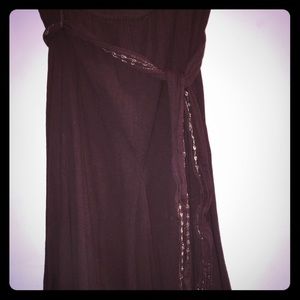 Brown bohemian skirt